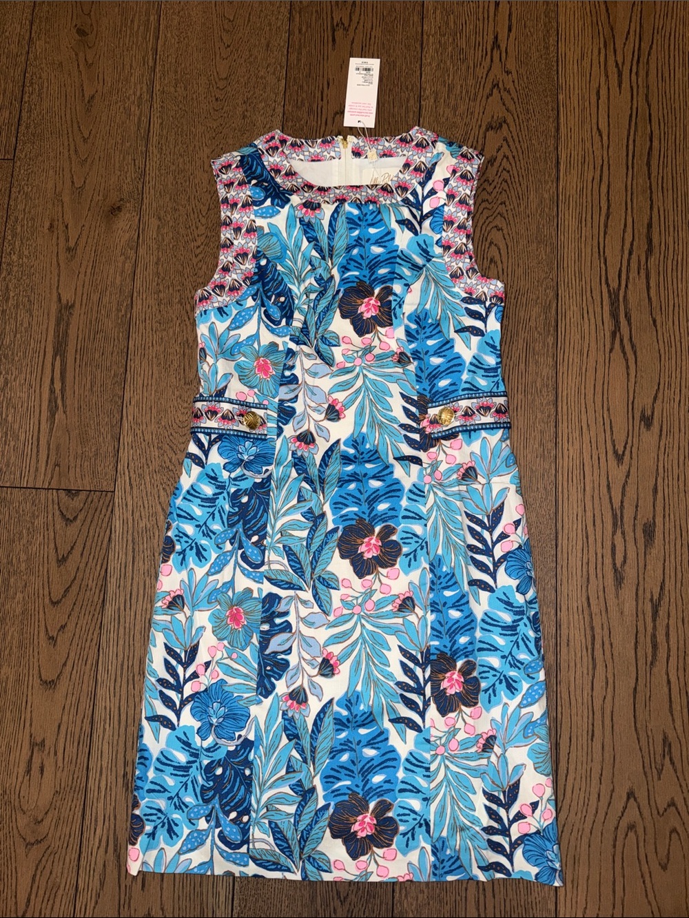 Lilly Pulitzer Juno Shift Dress in Best Fronds Forever Print - Size 0 - NWT!